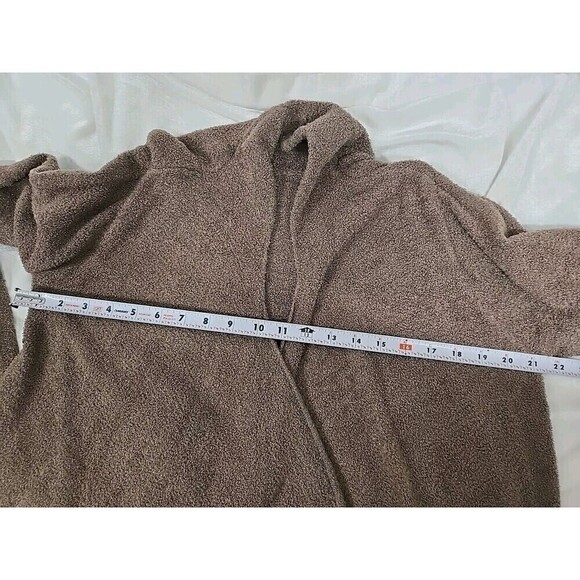 Barefoot Dreams Bamboo Chic Lite Calypso Wrap Cardigan Sweater Cocoa Brown L/XL - Picture 10 of 11